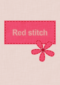 Red stitch