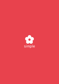 simple love flower Theme Happy