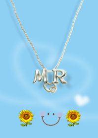 イニシャル35 M&R 　向日葵