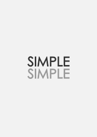 SIMPLE(white gray)V.1862b