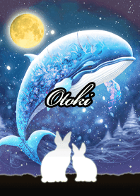 Otoki Beautiful rabbit & whale