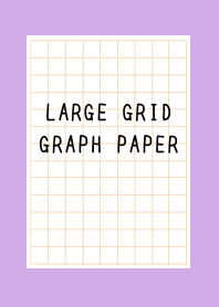 LARGE ORANGE GRID GRAPH PAPER/PURPLE