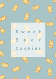 Sweet Bear Cookies (light blue)