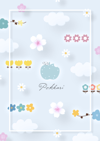 sky blue Sakura blooms 15_2