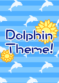 夏の海とイルカ#pop