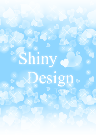Shiny Design Type-C Light blue Heart