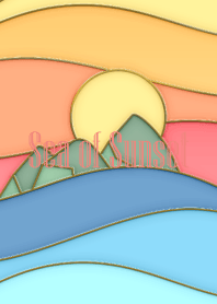 Sea of Sunset Enamel Pin 76