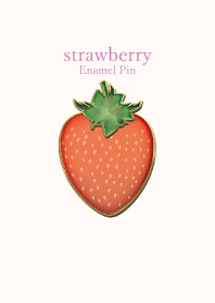 strawberry Enamel Pin 3