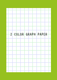 2 COLOR GRAPH PAPER-GREEN&PUR-LEAF GREEN
