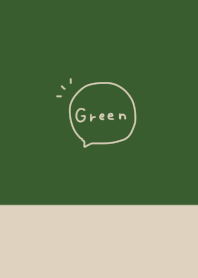 Adult green and beige.