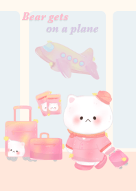 Bear gets on a plane