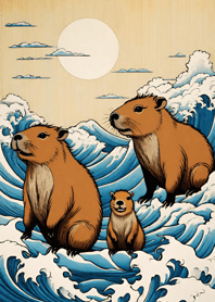 Ukiyo-e - Capybara 86aD43