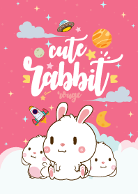 Rabbit Lovely Galaxy Rouge
