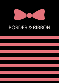 BORDER & RIBBON -Pink Ribbon 14-