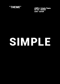 S I M P L E - black