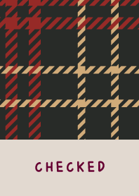 CHECKED RED BROWN 2