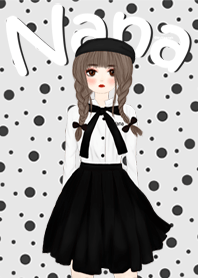 Nana Girls - (Black White)