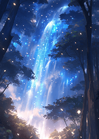 ✨น้ำตกแสงดาวที่สวยงามอย่างลึกลับ❤️