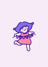 Purple Girl Bora