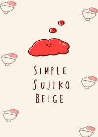 simple Sujiko beige.