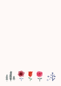 Kawaii WATER COLOR Flower