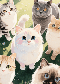 Love Lovely Cat Group Theme