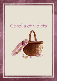 Corolla of violets