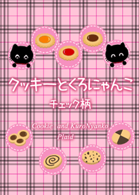 Cookie and Kuro Nyanko Plaid