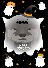 cute aonyx cinerea Halloween ver.