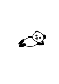 ゆるいパンダ。