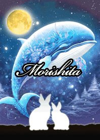 Morishita Beautiful rabbit & whale