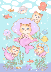 Ginger Cat mermaid 7