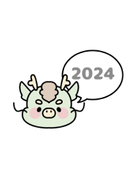 祝賀新年　黃道十二宮  龙 -2024- 1