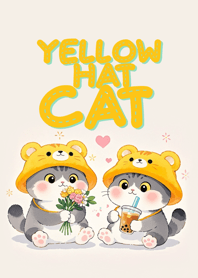 Yellow hat cat