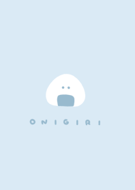 onigiri - aqua blue.