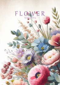 Retro Flower-NATURAL 58