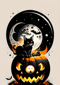 halloween cat 63506D