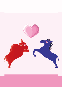 ekst Red (Cow) Love Blue (Horse)