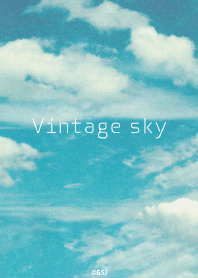 Vintage sky from Japan