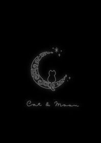Cat & Moon: black gray.