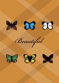 可愛迷人小蝴蝶！(焦糖色)