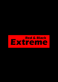 【極シンプル】EXTREAM RED ＆ Black