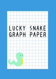LUCKY SNAKE GRAPH PAPERj-BLUE-YELLOW