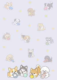 Dogs love to play_purple1