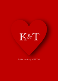 Heart Initial -K&T-