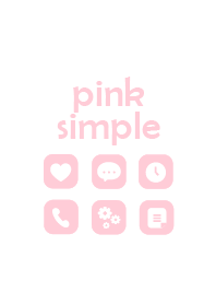 Simple pink icon.