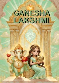 พระพิฆเนศ-พระแม่ลักษมี.ร่ำรวยเงินทอง