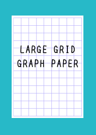 LARGE PURPLE GRID GRAPH PAPER-TURQUOISEj