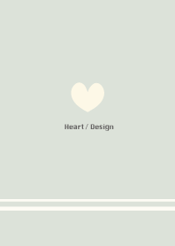 Heart / Design -ice green-