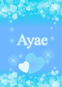 【あやえ】運気UP!幸せのハート青ブルー